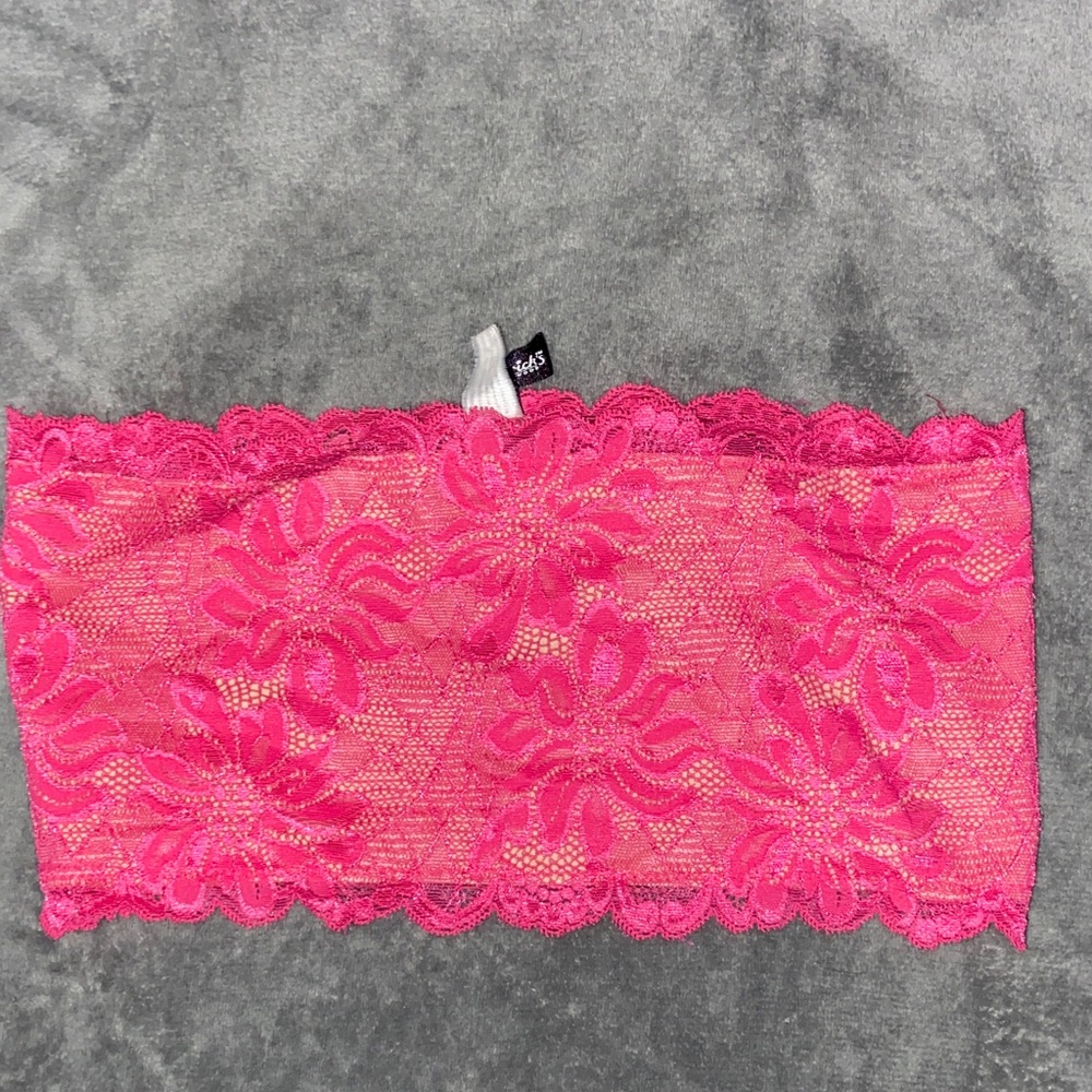 Pink Lace Bandeau